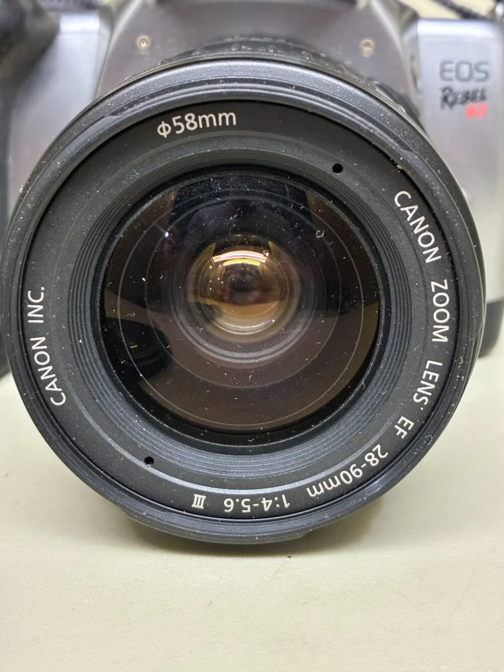 Canon EOS Rebel K2 SLR Film Camera w/28-90mm Zoom Lens Auto Focus